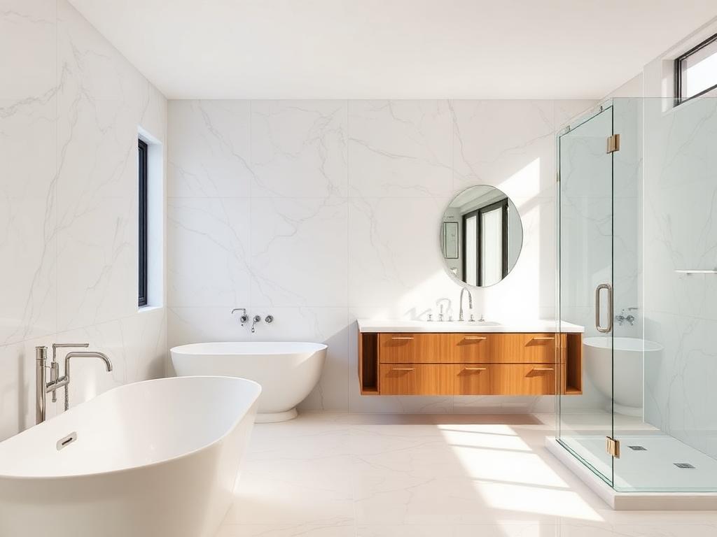 Bathroom renovation after